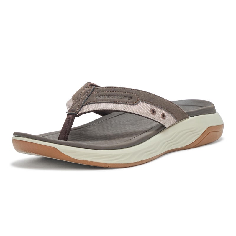 SKECHERS صندل سكيشرز للرجال سيلفا-فالكو، بني، 9 - Image 5