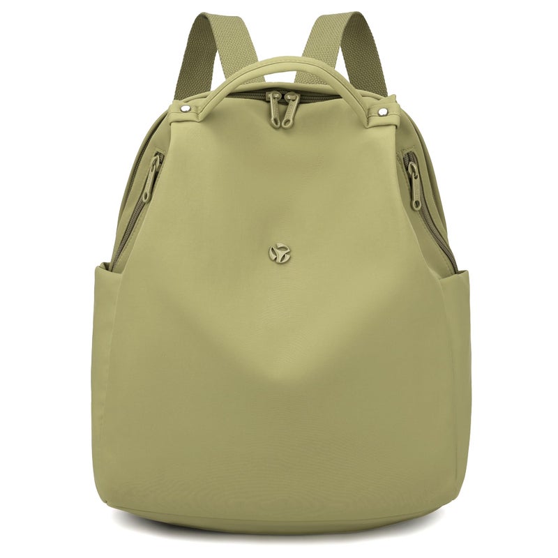 Nawoshow Mini Nylon Women Backpacks,Small Ladies backpacks Casual Lightweight Shopping Travel Daypack (Light Green) - Image 1