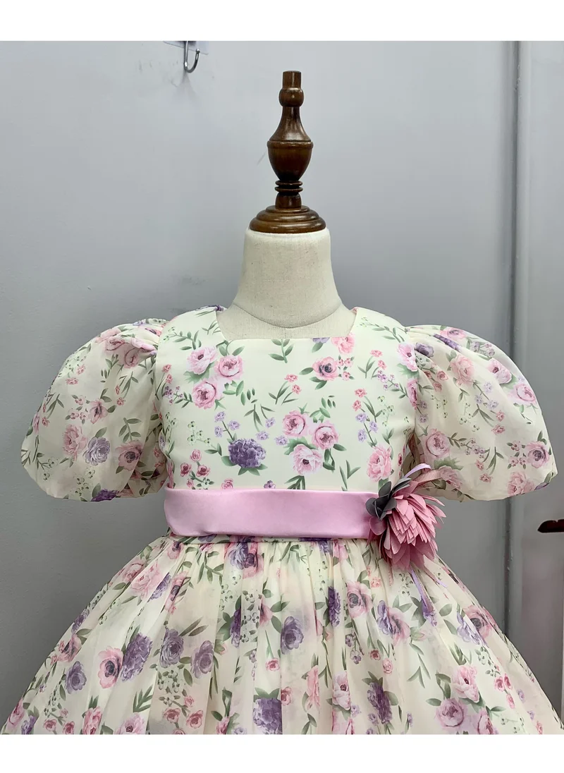 D'Daniela Lola Classic Floral Party Dress
