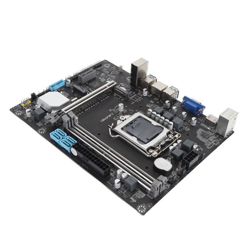 جينجشا اللوحة الأم B365M K MATX بمقبس LGA 1151 وذاكرة DDR4 مع صوت ALC897 - منفذ PCI Express 16X لأجهزة الكمبيوتر المكتبية - Image 3