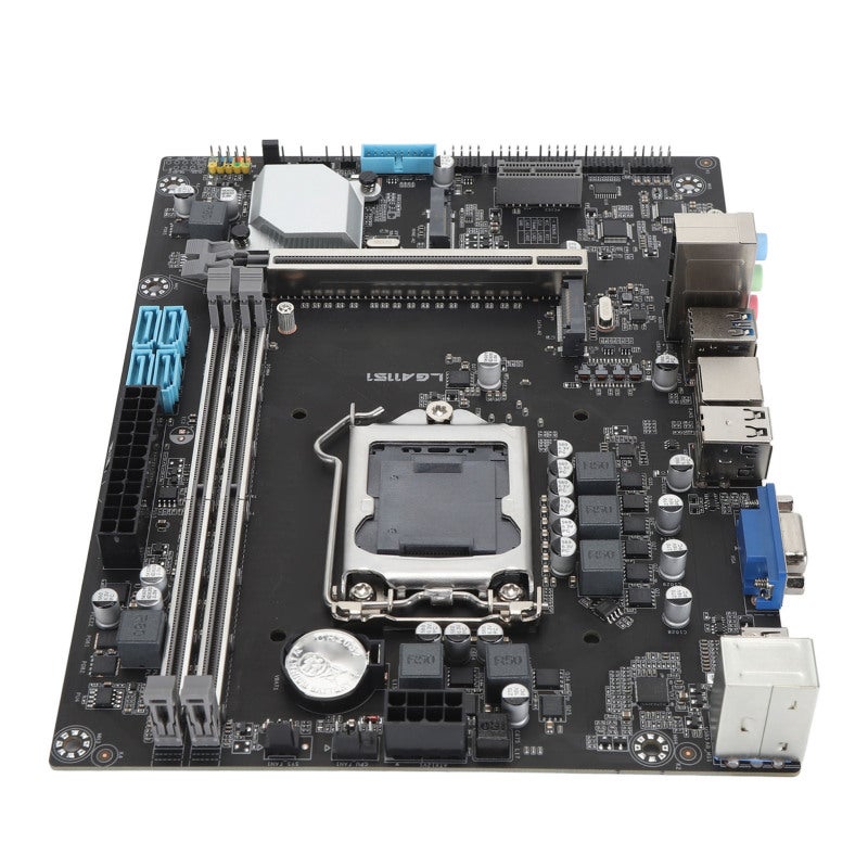 جينجشا اللوحة الأم B365M K MATX بمقبس LGA 1151 وذاكرة DDR4 مع صوت ALC897 - منفذ PCI Express 16X لأجهزة الكمبيوتر المكتبية - Image 4