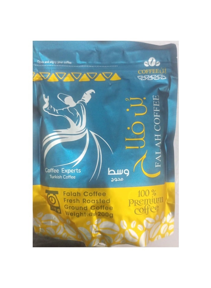 Falah Coffee Falah Coffee Fresh Roasted Ground Coffee 200 gm