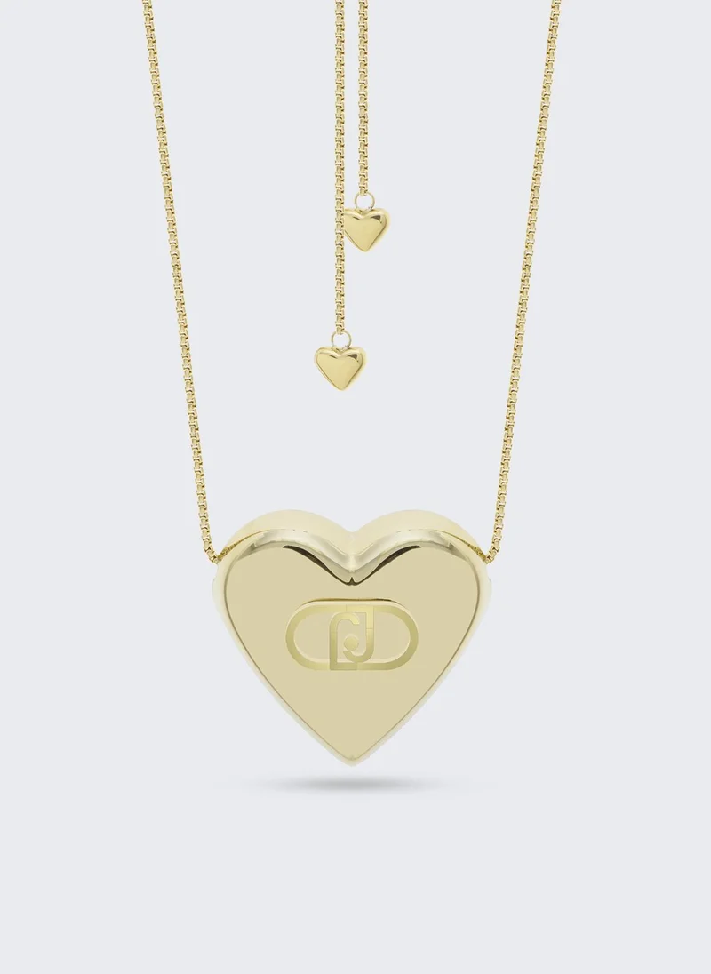 ليو جو قلادة بقلادة على شكل قلب