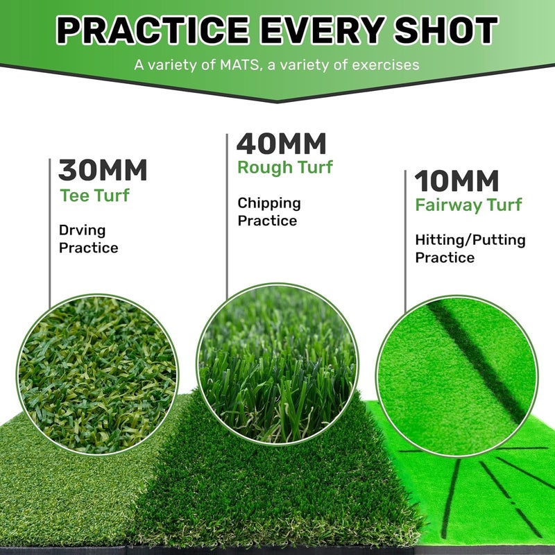 LYDARZ Golf Hitting Mats Training Equipment with Instant Swing Path Feedback - Image 3