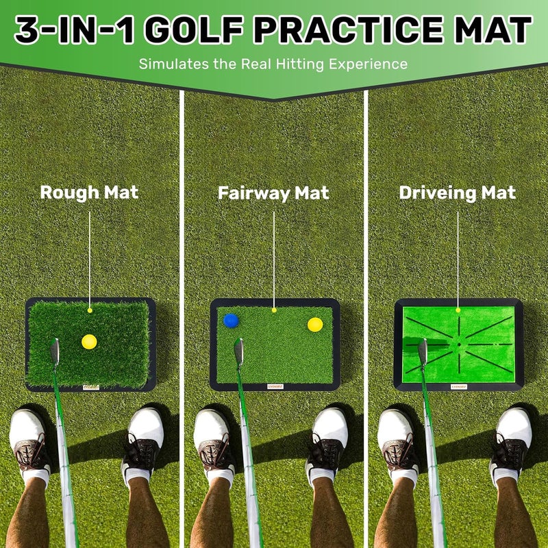 LYDARZ Golf Hitting Mats Training Equipment with Instant Swing Path Feedback - Image 5