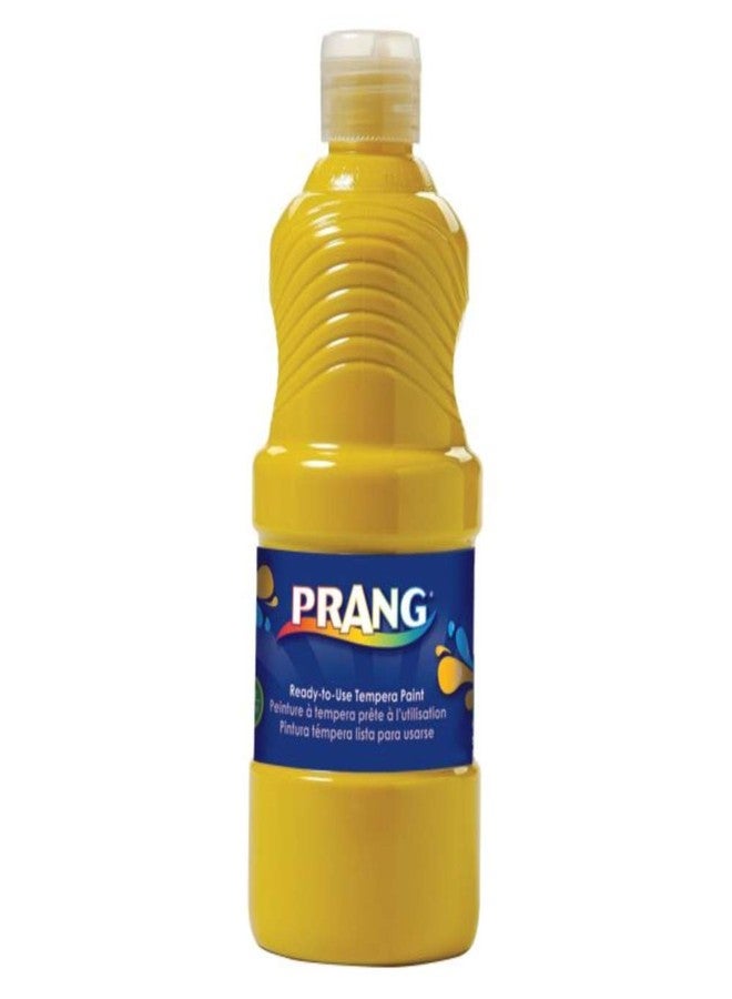 Prang Paint for Kids Tempera Washable Ready to Use Nontoxic Safe 8 oz Single Easy Pour Bottle (Yellow) - Image 1