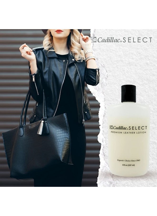 Cadillac - Cadillac Select Leather Lotion Cleaner and Conditioner- For Handbags, Sofas, Jackets, Furniture, Purses, and More - Image 1
