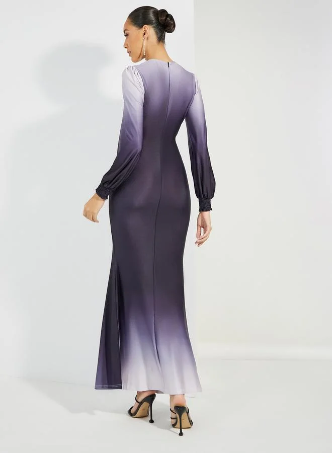 Styli Ombre Maxi Dress