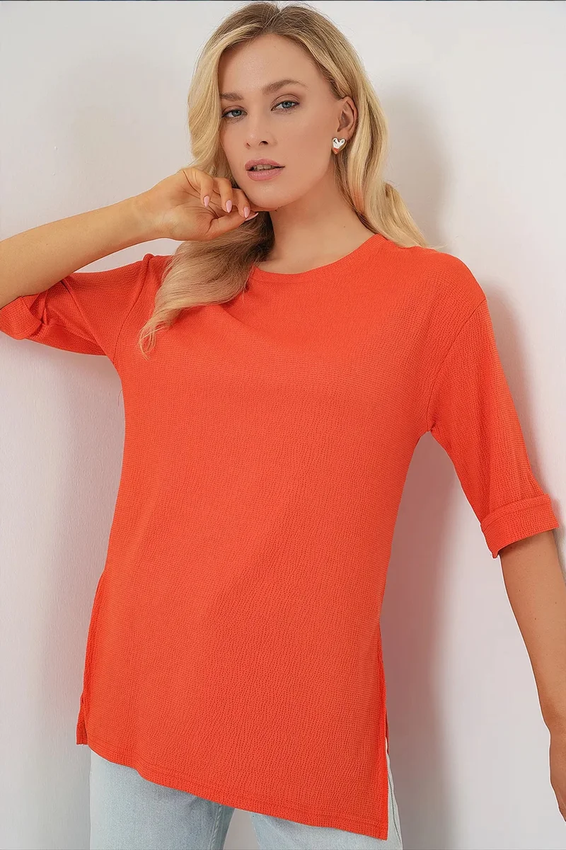 بيغ دارت BDART Textured Crew Neck Short Sleeve T-Shirt
