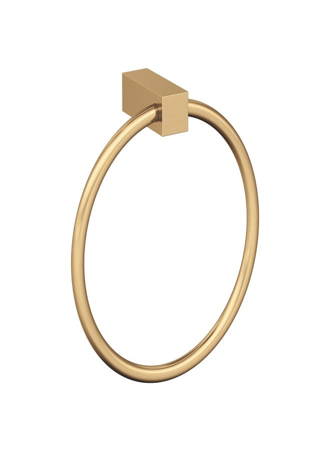 Amerock Champagne Bronze Towel Bar | 6-1/2 in Length | Monument Finish | Bath & Kitchen Towel Holder - Image 1