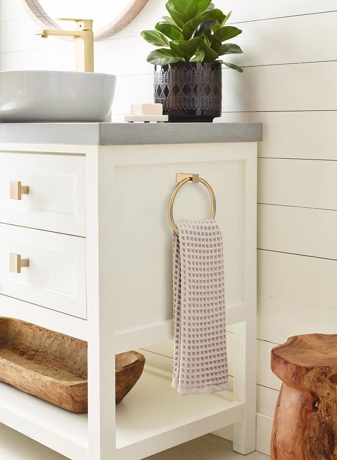 Amerock Champagne Bronze Towel Bar | 6-1/2 in Length | Monument Finish | Bath & Kitchen Towel Holder - Image 2