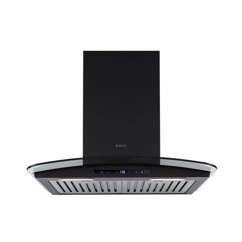 Elica Elica iSMART 5 STAR Performance 60 cm Kitchen Chimney with Inverter Technology and 15 Years Warranty iSMART GLACE TRIM BF LTW 60 NERO  - Image 1