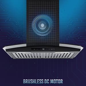 Elica Elica iSMART 5 STAR Performance 60 cm Kitchen Chimney with Inverter Technology and 15 Years Warranty iSMART GLACE TRIM BF LTW 60 NERO  - Image 5