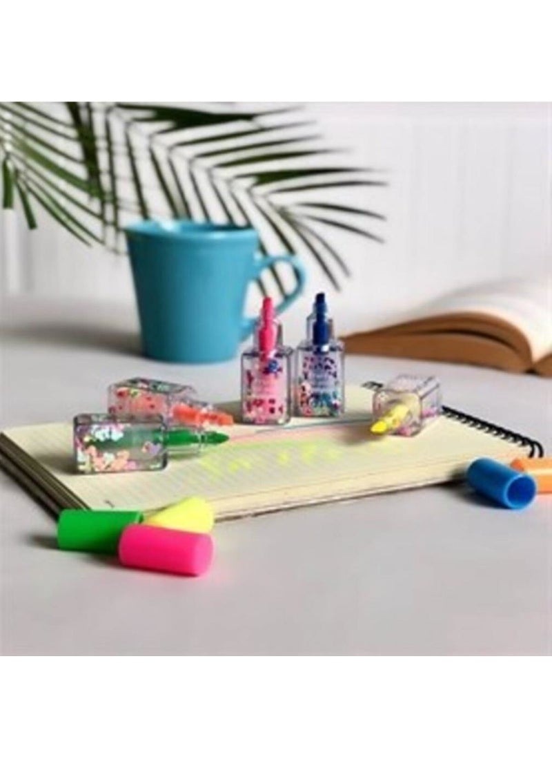 Easyso Nail Polish Shaped Highlighter Nail Polish Set Vivid Colors 5 Pcs  - Image 3