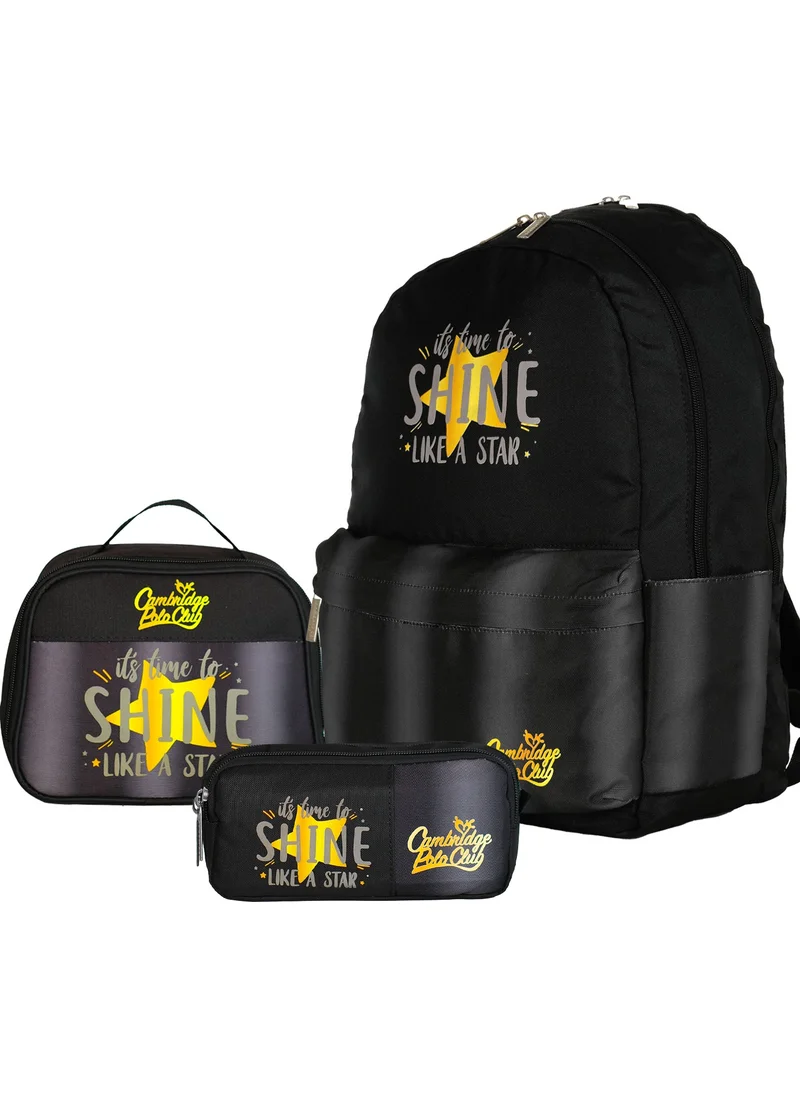 Cambridge Polo Club Star Double Main Compartment Children Primary School Bag Set