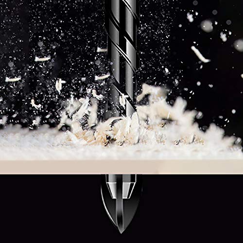 DKIBBITH Masonry Concrete Drill Bit Set for Tile, Brick, Glass, Plastic and Wood, Tungsten Carbide Tip Work with Ceramic Tile, Wall Mirror, Paver on Concrete or Brick Wall, 10 Pcs - Image 5