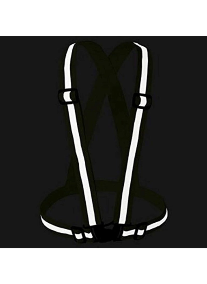Adjustable High-Visibility Reflective Safety Vest/Belt Blue