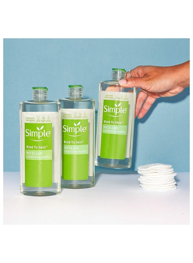 سمبل ماء ميسيلار منظف بسيط 13.5 أونصة سائلة (عبوة من قطعتين) - Image 3