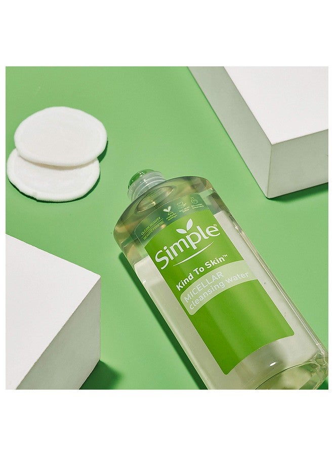 سمبل ماء ميسيلار منظف بسيط 13.5 أونصة سائلة (عبوة من قطعتين) - Image 2