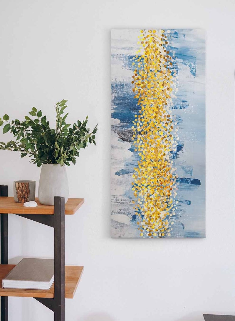 لوحة كانفاس على إطار خشبي بمنظر بانوراما، تصميم ملون، للمنزل، غرفة المعيشة، المكتب، الديكور - Image 1