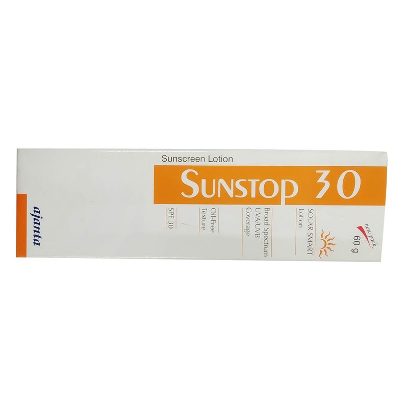 SUNSTOP Sunstop SPF 30 Sunscreen Lotion For All Skin Types 60 G  - Image 1