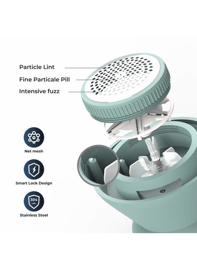 SOTHING Fabric Shaver, Rechargeable Lint Remover, Use On Cotton, Polyester & Silk, Type C, Fast Charging, Compact & Stylish Design, Ergonomic Defuzzer, 6-Leaf Blades, Fuzz Remover - Image 4