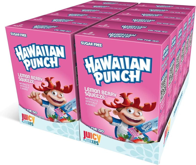 Juicy Mixes Hawaiian Punch Powder Drink Mix - Lemon Berry Squeeze - Image 1