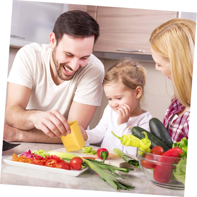 3 Piece Fruit Vegetable Slicer Set With Cleaning Brushes Portable Kitchen Gadget - Image 4