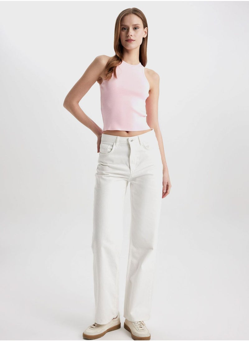 DeFacto - Slim Fit Halter Collar Undershirt - Image 1