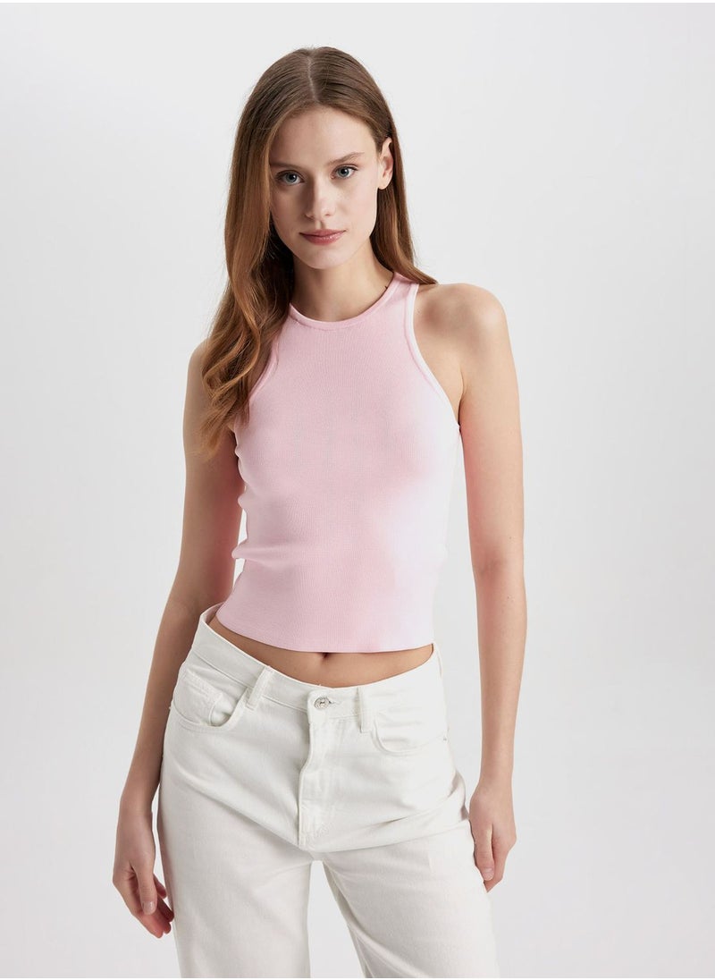DeFacto - Slim Fit Halter Collar Undershirt - Image 1