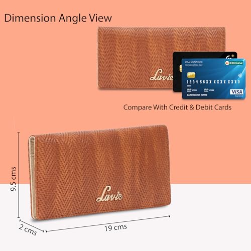 Lavie Women's Herring Safain Bifold Wallet | Ladies Purse Wallet - Image 5