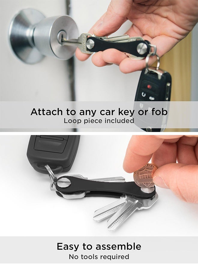 KANGLI 2PCS Key Smart Key Holder Organize Portable Pocket Clips Keychain - Image 4