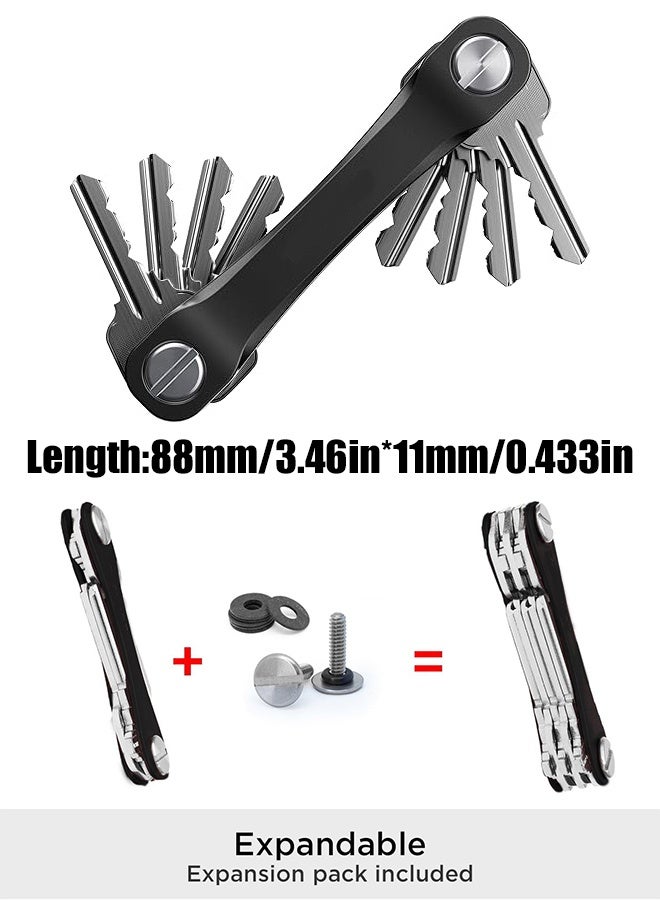 KANGLI 2PCS Key Smart Key Holder Organize Portable Pocket Clips Keychain - Image 5