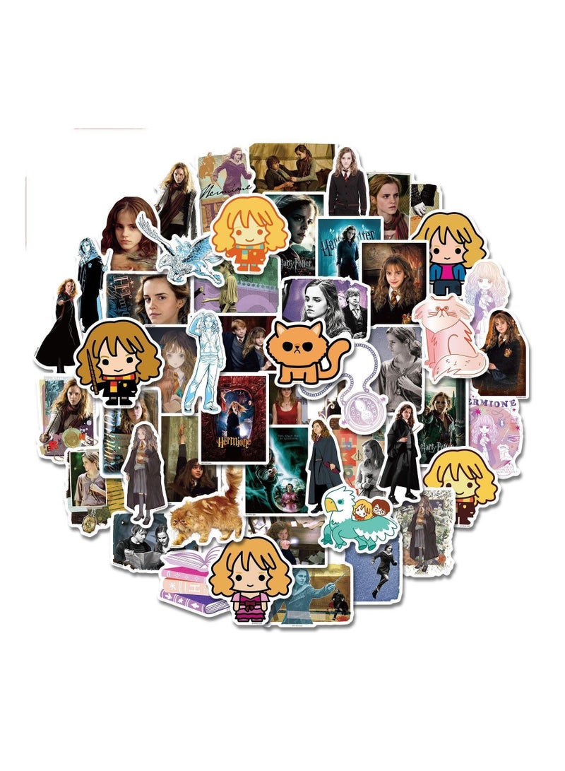 ملصق هاري بوتر لطيف من الفينيل المقاوم للماء 50 قطعة