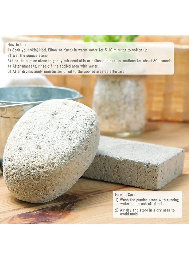 Terra Distribution - Pumice Stone Natural [Made In Japan] Ergonomic Shape Extra Fine Texture Hard & Cracked Skin Callus Remover For Men Women Kids And Gifts. (Fine Smooth For Multiuse(Elbow Knee And Heel) - Image 1