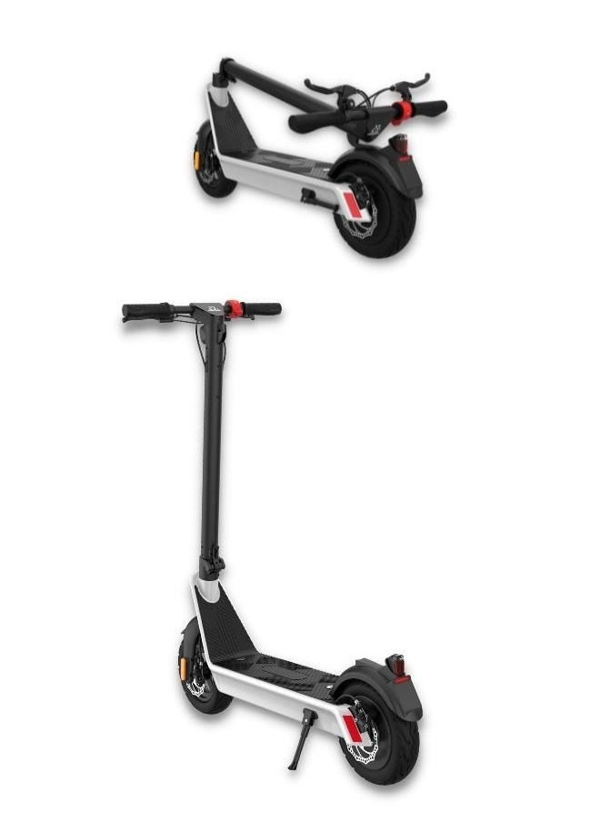 X9 Plus 500W High Speed E-Scooter for Adults Foldable Portable Up to 45-60Kilo/H Speed, 10’’ Off-Road Tires, 35-65KM Range, 36V/15.6AH Battery, LCD Display, LED Headlamp, Dual Disc Brakes, and Aluminum Alloy Frame Commuter Electric Scooter. Ideal for Urban Mobility, Last-Mile Commuting Skateboard, and Off-Road Adventures. Features Hydraulic Brakes ebike, Bluetooth Connectivity, Mobile App Integration, Shock-Absorbing Tires, and a 120KG Weight Capacity. Fast-Charging, Lightweight, and Ergonomic Design for a Smooth, Safe Ride，White