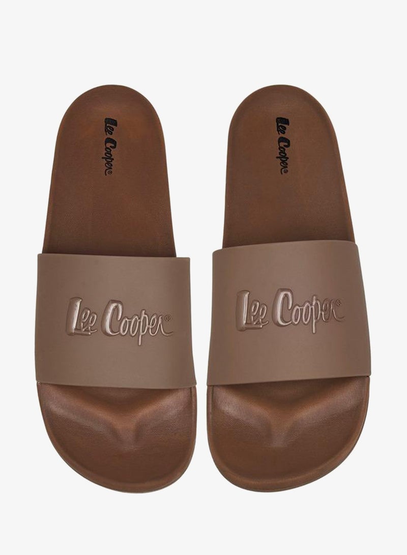Lee Cooper Men Logo Embossed Slides - Image 3