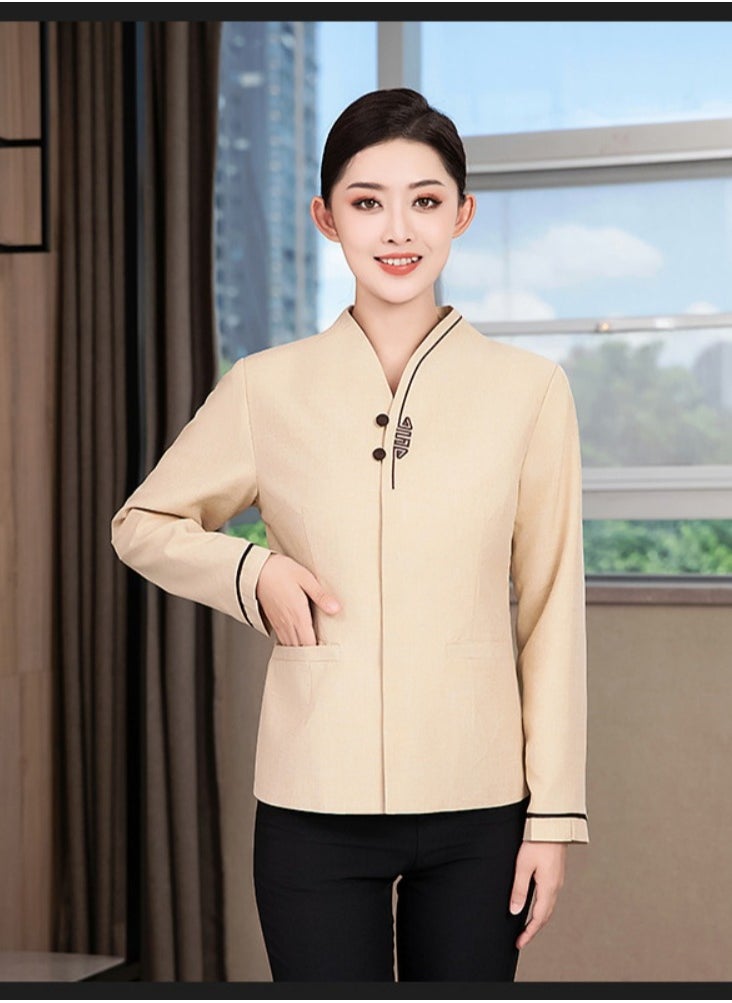 KUYING New Summer Cleaner Work Clothes 