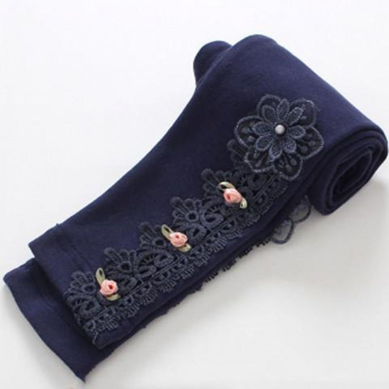 [Pilling Package Return] Girls' Leggings 2024 Girls' Pants Outer Wear Pants Children'S Pants - Image 1