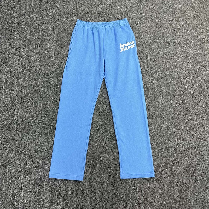Broken Planet Casual Hoodie  Sweatpants Set CCK02-light blue 