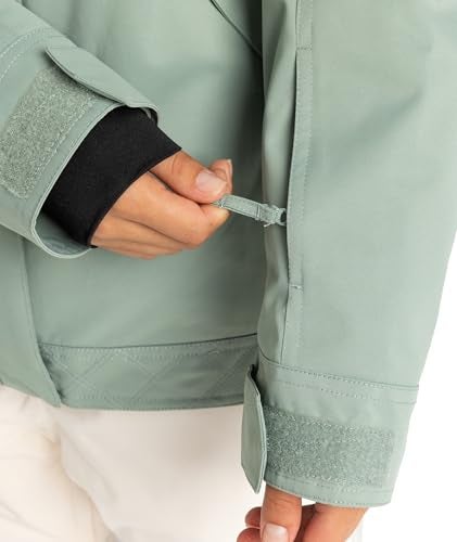Roxy Women's Billie Jacket – 10K Waterproof Snow Jacket, Tailored Fit, PFAS-Free, Insulated, Lily Pad, XX-Large - Image 2