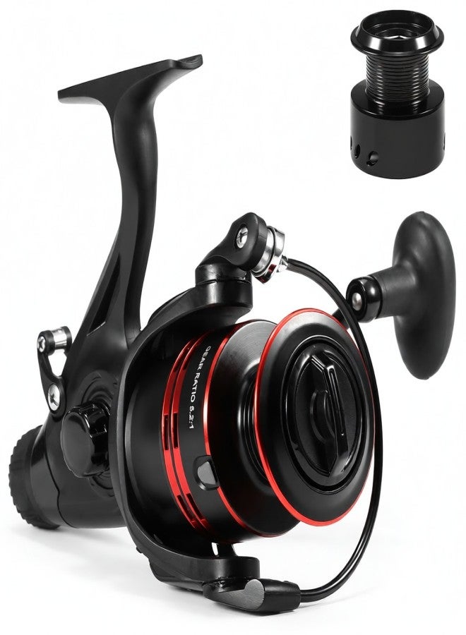 COONOR 9+1 BB Smooth Fishing Reels Lightweight Spinning Fishing Reel with Spare Plastic Spool Fishing Tackle - Image 1