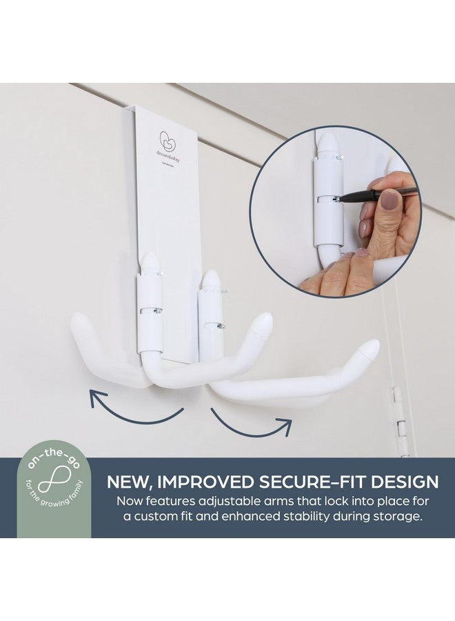 دريم بيبي حامل عربة الأطفال دريم بيبي ستروليربادي سترول أواي فوق الباب - منظم خطافات معدني عالي التحمل بسعة حمولة 50 رطلاً - طراز L256 - Image 2