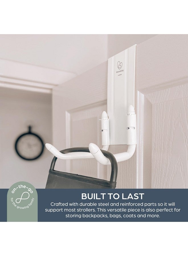 دريم بيبي حامل عربة الأطفال دريم بيبي ستروليربادي سترول أواي فوق الباب - منظم خطافات معدني عالي التحمل بسعة حمولة 50 رطلاً - طراز L256 - Image 3