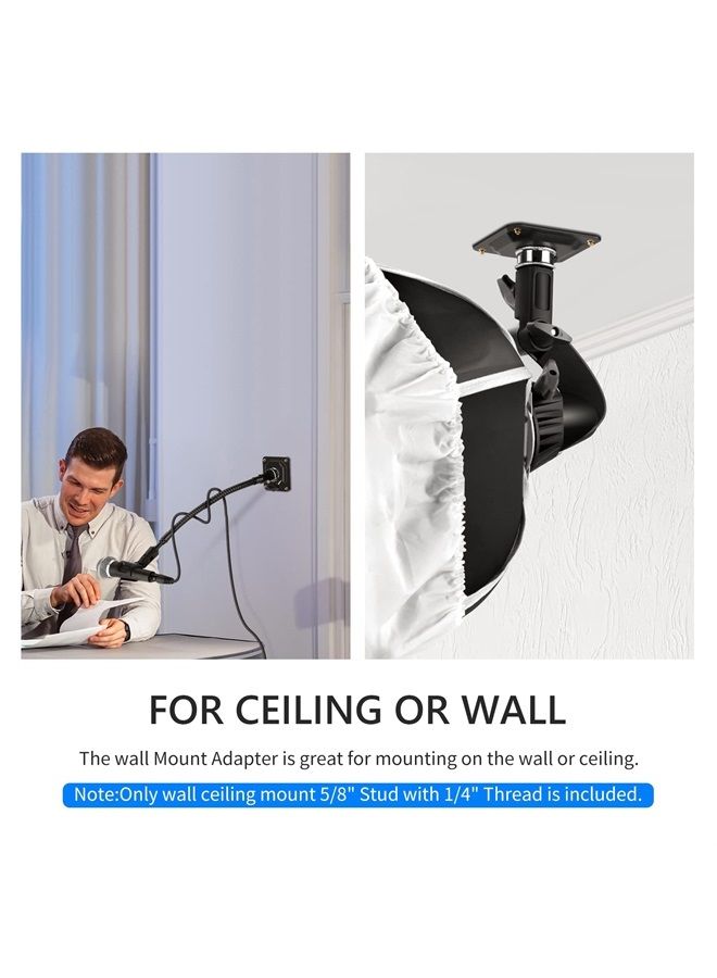 Neewer ® Photography Photo Studio Video Wall Ceiling Mount 5/8" Stud with 1/4" Thread - Image 2