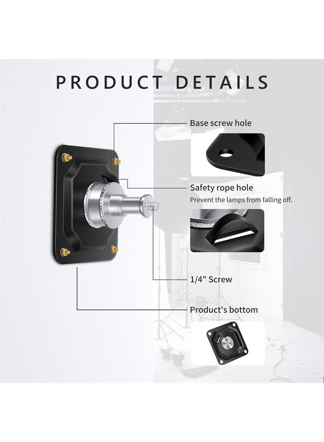 Neewer ® Photography Photo Studio Video Wall Ceiling Mount 5/8" Stud with 1/4" Thread - Image 3
