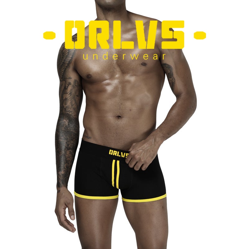 ORLVS Men's Cotton U-Shaped Pouch Boxer Briefs - Breathable &  Comfortable - Image 2