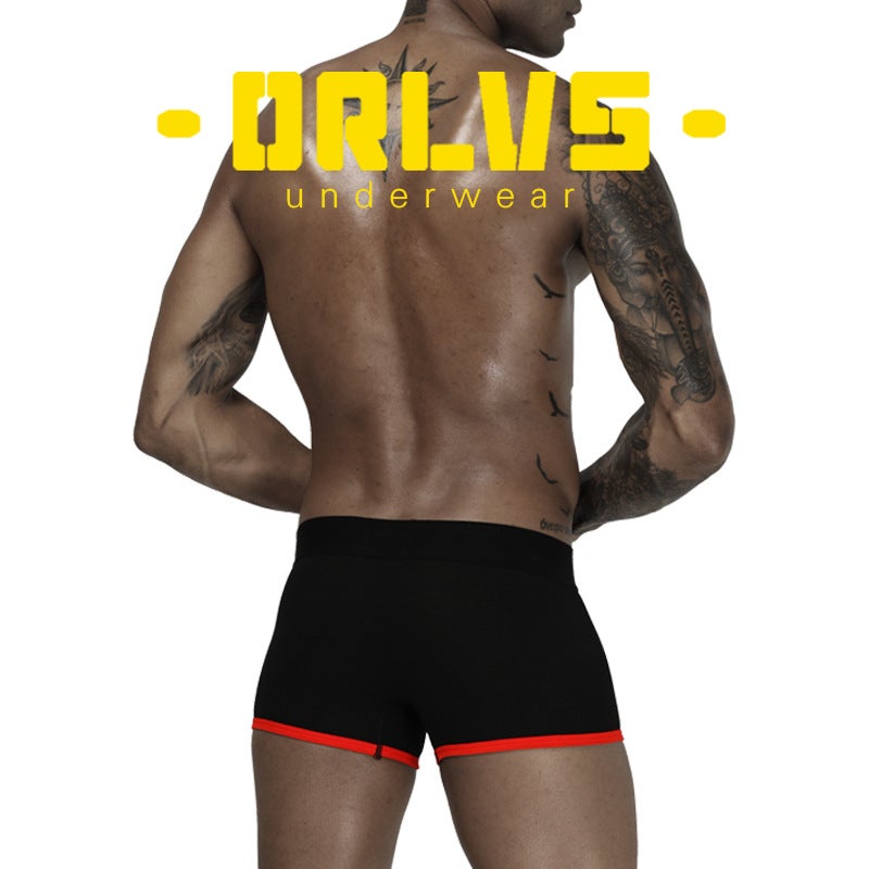 ORLVS Men's Cotton U-Shaped Pouch Boxer Briefs - Breathable &  Comfortable - Image 5