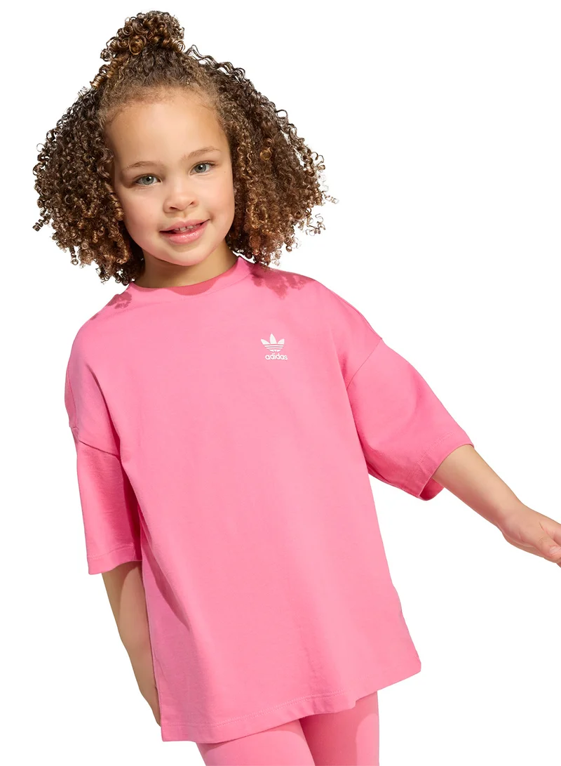 adidas Originals Kids Cycling Shorts And T-Shirt Set