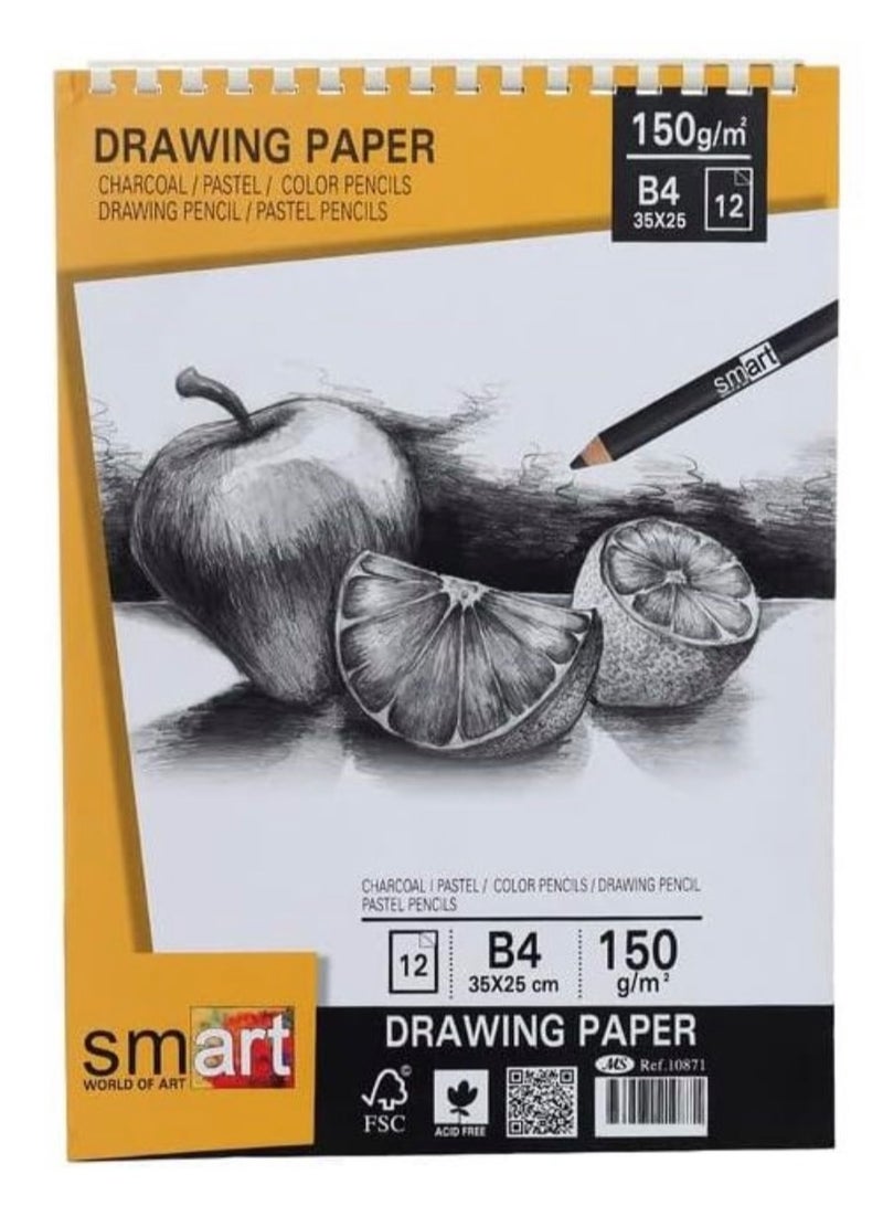 Smart Wire Sketch 35x25 -12 Paper -150gm By Smart for Art - Image 1